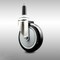 Service Caster 5 Inch 316SS Black Polyurethane Wheel Swivel 7/8 Inch Expanding Stem Caster SCC-SS316EX20S514-PPUB-BLK-78 - alternate 1